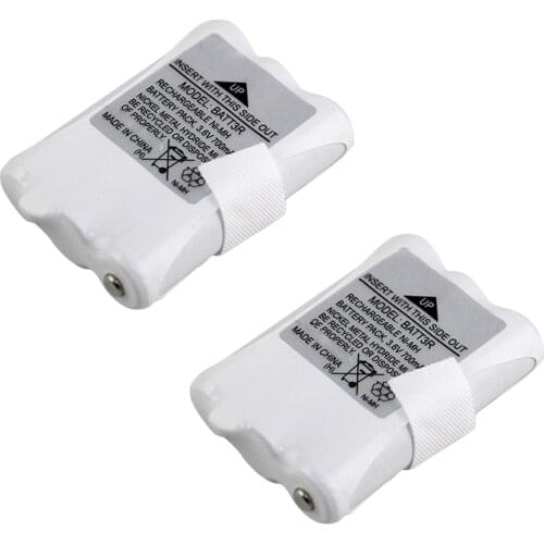 4PCS BATT3R Two Way Radios X-Talker T51 T61 T55 T65 LXT600 Series Battery 3.6V Ni-MH Rechargeable Battery for MIDLAND