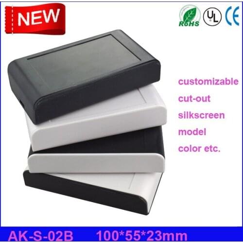 Plastic box customizable electronics enclosure for pcb (4 pcs) 100*55*23mm plastic instrument case, hot selling control box