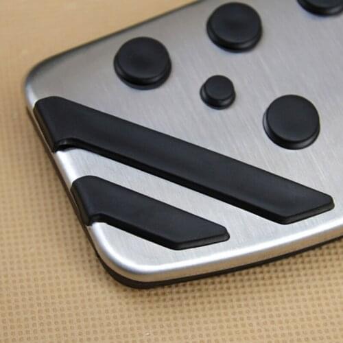 2pcs/Set No Drill Gas Brake Pedal Cover For Mitsubishi Outlander Sport Eclipse Cross ASX Fit For Left Hand Driving High Quality