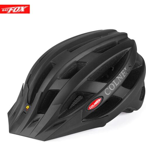 BATFOX Ultralight Cycling Helmet MTB Bike Helmet Integrally-Molded cycle helmets men for road bike bicycle helmet with visor