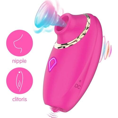 Sucking Vibrators Sex Toys for Women 7 Speeds Nipple Massager Clitoris Sucker Stimulator Tongue Licking Masturbators Female
