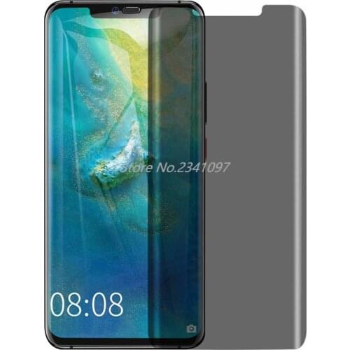 9D Full Cover Privacy Screen Protector For HuaWei Mate 20 30 Pro Anti-Spy Tempered Glass for P30 Pro Anti Glare Protective Film