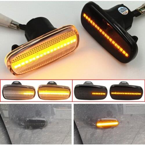 1 Pair LED Side Marker Light For Lexus IS200 300 LS430 Scion xB Toyota Prius Kluger Wish Altezza Isis Land Cruiser Crown Comfort