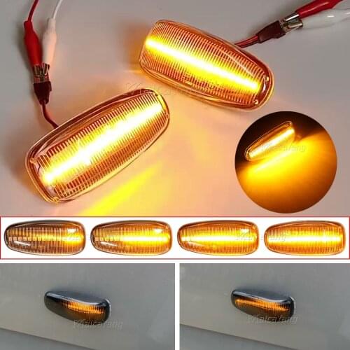 2 x Led indicatore di direzione dinamico indicatore di direzione lampeggiante sequenziale per Mercedes BENZ W210 W202 W208 R170
