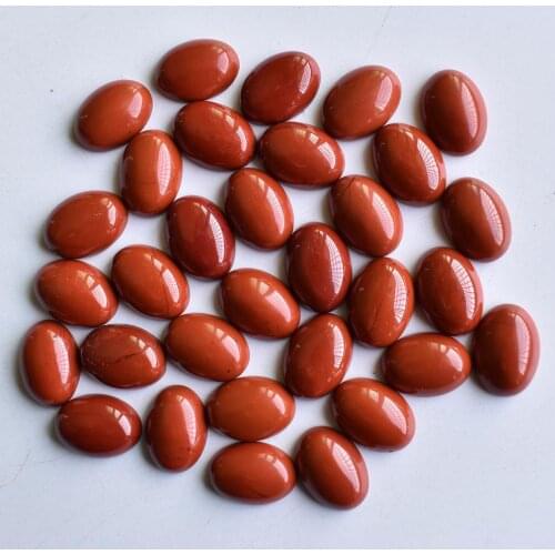 2020 Fashion top quality Natural red stone Oval CAB CABOCHON no hole beads 10x14mm wholesale 50pcs/lot free shipping