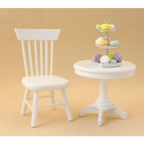 G10-X095 children baby gift Toy 1:12 Dollhouse mini Furniture Miniature rement accessories Sweet afternoon tea scene set