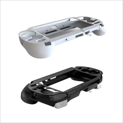 For PSV 1000 PS VITA PSV1000 1000 Game Console Accessorie Frosted Hand Grip Joypad Stand Case with L2 R2 Trigger Button