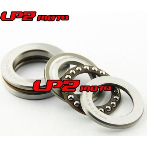 For YAMAHA TW200 1987-2018 TW225 2002-2007 Head Steering Stem Bearings Pressure Bearing Steel