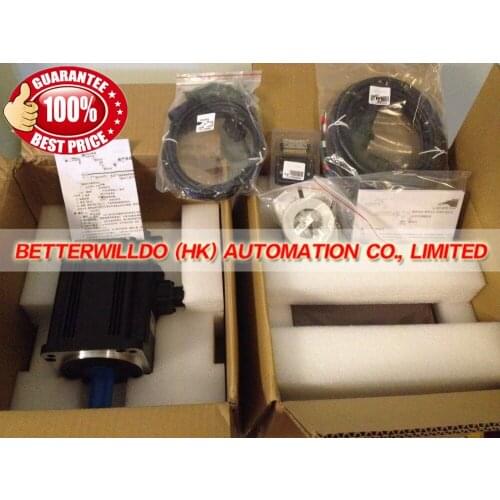 ECMA-K11320SS+ASD-A2-2043-M New 400V 2KW 2000r/min 130MM Frame AC Servo Kits +Free 3M Cable 1 Year Warranty