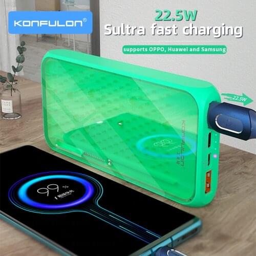 22.5W PowerBank OPPO Quick Charge Power bank PD18W QC3.0 SCP 10000Mah Portable Charger Power Bank External Chargers For Huawei