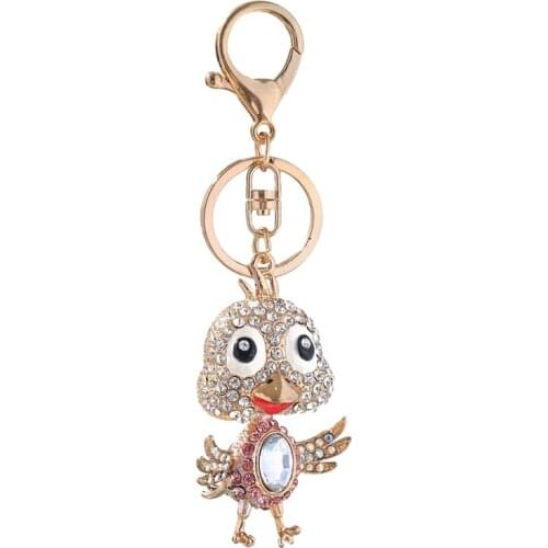 Cute Angry Birds Creative Metal Keychains Car Handbag Pendant and Gifts Wholesale Factory Direct Sales