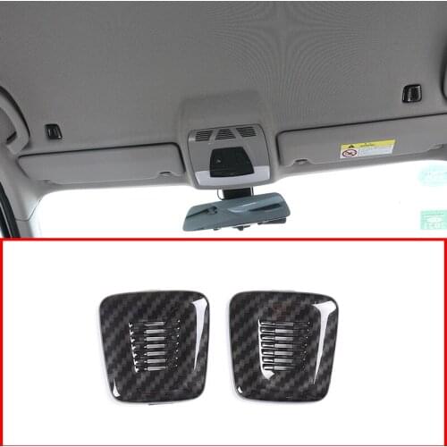 ABS Carbon Fiber Interior Roof Dome Microphone Cover Trim Accessories For BMW F30 F32 F07 F10 F15 F12 F25 X3 X5 3 4 5 6 Series