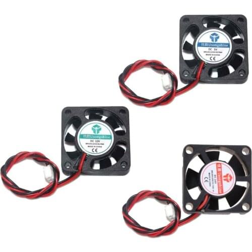 T84D DC 5V/12V/24V Computer CPU Cooler Mini 4010 Cooling Fan 40x40x10mm Small Exhaust Fan for Ender 3 CR-10 3D Printer