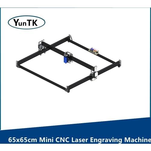CNC 1M*1M Desktop Laser Engraving Machine ,2.5W-40W TTL/PWM 2 Axis Control,Wood Cutter