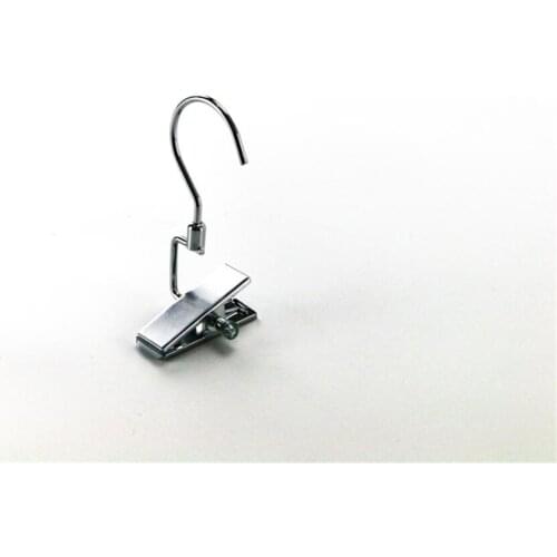 Nickel color silvery High-end coherer Single clip hook omnipotent Wind proof clamp Coat cap hot hanger boots Clip Coat Racks