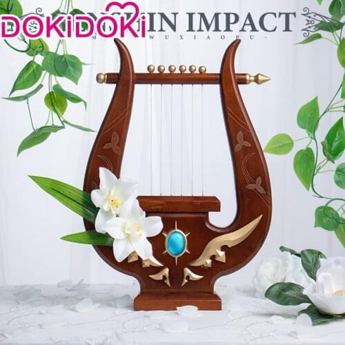 PRE-SALE DokiDoki-SR Game Genshin Impact Cosplay Venti Accessory Harp Venti Weapon Game Genshin Impact Cosplay Harp