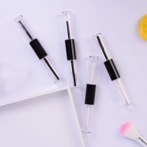 1pc Double Head Empty Clear Lip Gloss Tube Double Sides Clear Lipstick Packaging Container DIY Makeup Lip Balm Packing Bottles