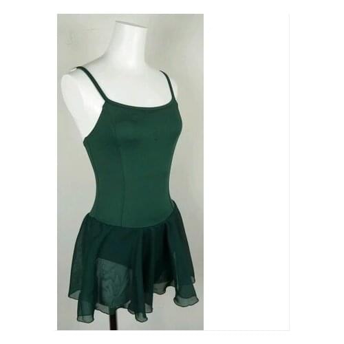 Suspender seam Chiffon Chiffon Skirt Adult Womens Ballet uniform dress