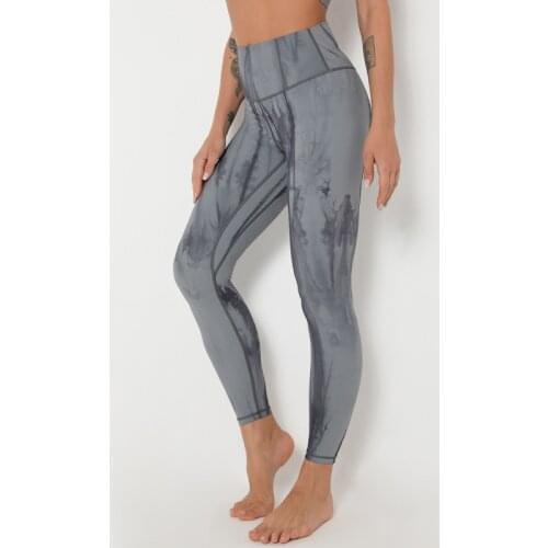 ATHVOTAR Sexy Women Leggings Sport Women Fitness Workout Pants Seamless High Waist Pants Push Up Legging Tie-Dye