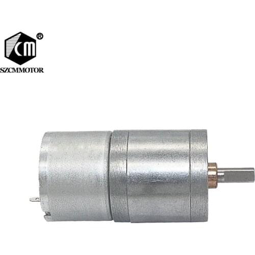 12volt Micro Gear Motor No Load Speed:16 21 35 46 77 100 177 220 375 830 1800 RPM Decelerated Motor JGA25-310-12