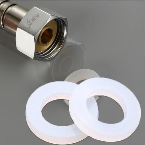 20pcs 1/2" 3/4" 1" Silicon Rubber Flat Gasket O-Ring Seal Washer Ring Plumbing Faucet Washer Sealing Ring