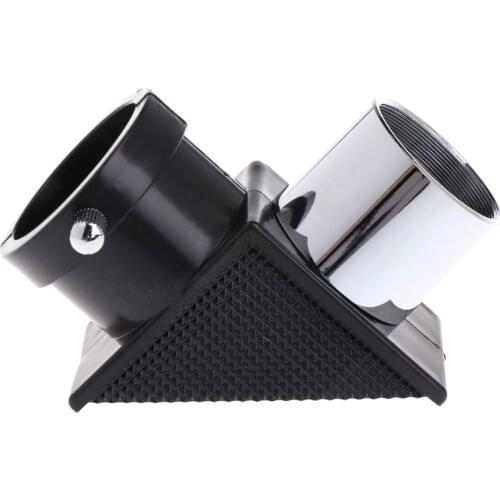 Telescope Mirror Erecting 1.25" 90 Degrees Zenith Diagonal Adapter Positive Prism Optic Astronomical Eyepiece Accessories