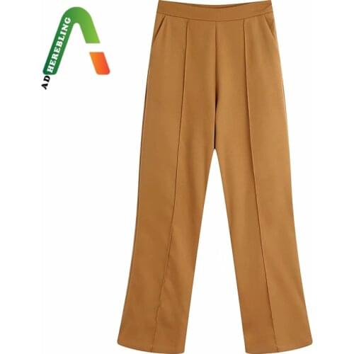 Adherebling Women's Straight Trousers
