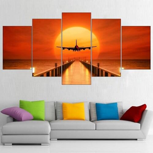 Diamond Embroidery,aircraft,sunrise,Multiple painting,Full,Rhinestone,3D DIY Diamond Painting,Cross Stitch,Diamond Mosaic,Decor