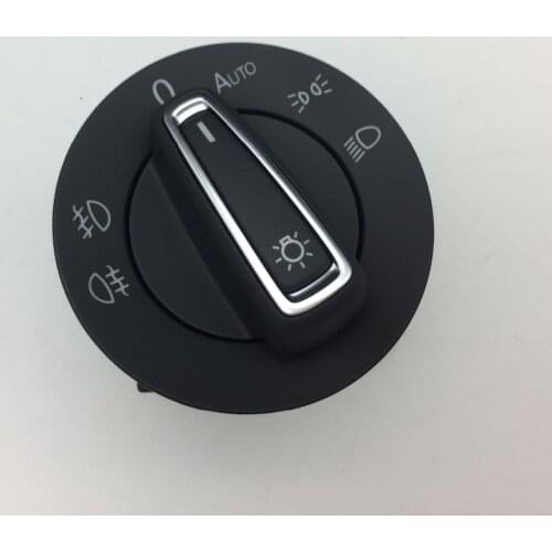 For VW Golf 7 MK7 Chrome Auto Headlight Switch Head Light Fog Lamp Automatic Controller Knob 5GG 941 431 D