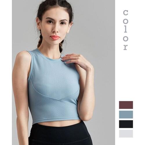 Moonglade Yoga Bra Worn Outside Running Sports Top Sports Fitness Vest Thread Gathered Shockproof Underwear Female 2020 New