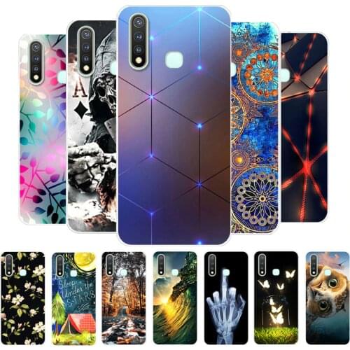 For Vivo Y19 Case Vivo Y19 Y5S U3 Case Silicone TPU Soft Back Cover Phone Case For Vivo Y19 1915 Y 19 VivoY19 6.53" Coque Bumper