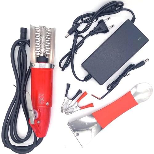 Electric Fish Scaling Machine Scalers 120W Waterproof Scraper Clean Easy Scale for Fish Stripper Remover Cleaner Tool 2021