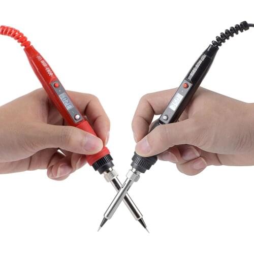 110V/220V 80W Electric Soldering Iron Temperature Adjustable LCD Welding Solder Iron Kit Home Repair Soldering Iron Tools Tips