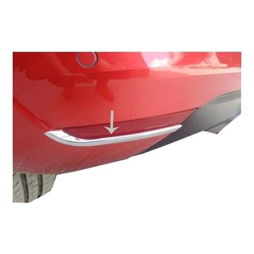 For Renault Clio 5 HB-Reflector Lath 2 Piece Chrome 2019 + Modified Chromium Styling Accessories Car Exterior Chrome parts