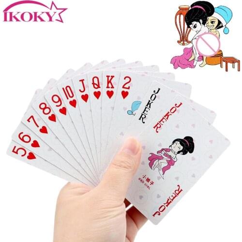 IKOKY Sex Poker Love Sexy Posture Adult Game Sex Toys for Couples Erotic Toys Funny Bar Playing Card Game Sex Products Gifts