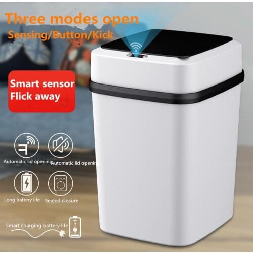Lixeira inteligente poubelles bin trash can lixeira cozinha cubo basura Storage in the kitchenv home office bain storage dustbin