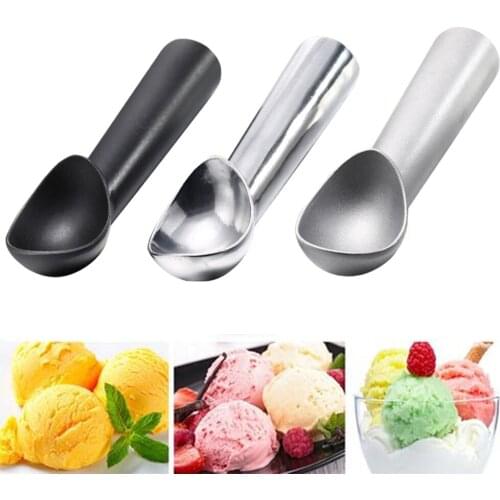 Ice Cream Digging Spoon Stainless Steel Ice Cream Spoon Portable Aluminum Alloy Non-stick Anti-feeze Ice Cream Baller Scoop