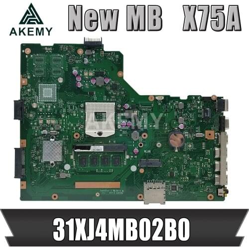 X75VB X75VD Mainboard REV:2.0 For Asus X75VC X75VD X75V X75A X75A1 Laptop motherboard 31XJ4MB02B0 HM70