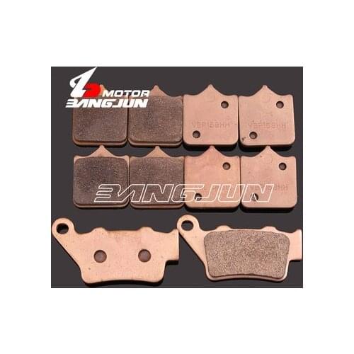 Motorcycle Front Rear Metal Brake Pads For KTM DUKE690 950 990 2007-2014