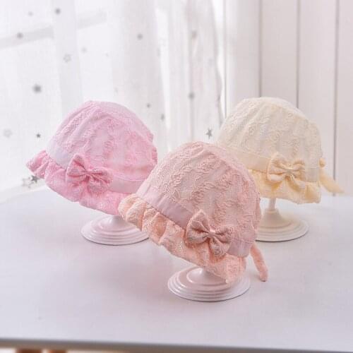 2021 new four-leaf clover lace newborn baby hat cute children hat baby princess hundred days photo decoration hat