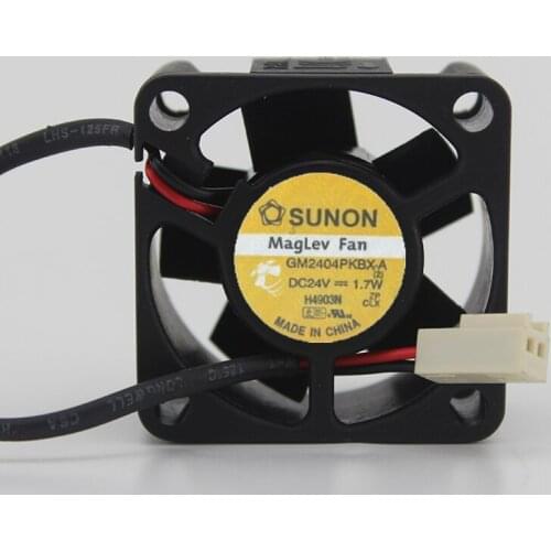 New original GM2404PKBX-A 24V 1.7W 4CM 4020 2 wire leading out