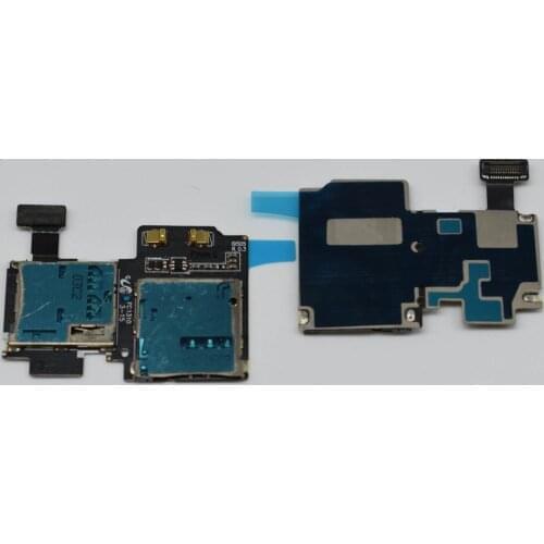 Original For Samsung Galaxy S4 i9500 i9505 i337 Micro SD SIM Card Tray Slot Holder Reader Flex Cable