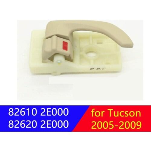 Front LH RH Inside Door Handle Rear for hyundai Tucson 2004-2009 826102E000 826202E000 82610 2E000 82620 2E000