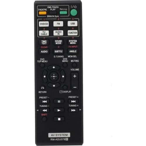 Remote Control RM-ADU078 148764111 Suitable for sony HBD-TZ135 HBD-TZ530 Home Theater AV System
