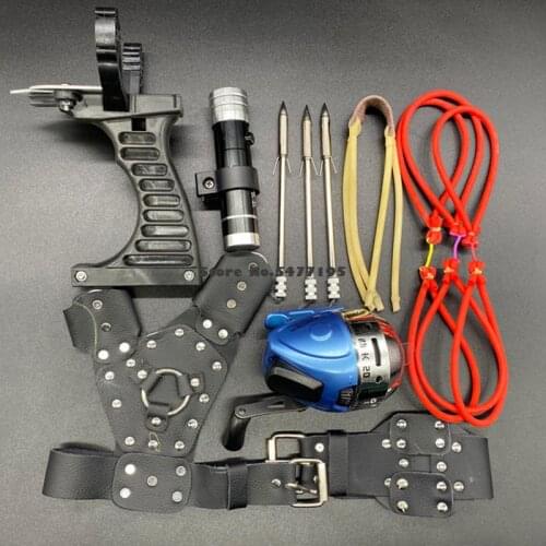New Upgrade Fish Shooting Slingshot with Laser Professional High-precision Catapult with Arrow Outdoor Tools Accessories