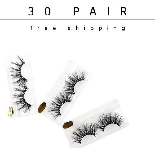 25M Luxury Plus Wholesale 30 Pairs Dust Cover Eyelashes 3D Mink Lashes Handmade Dramatic Lashes 40 Styles Cruelty Free Mink Lash