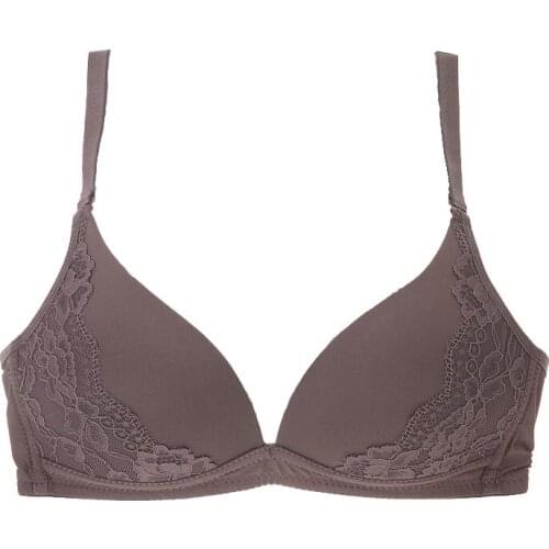 Sexy lace Push Up Bra Seamless japanese border gathering wireless bras embroidery wireless soft bras
