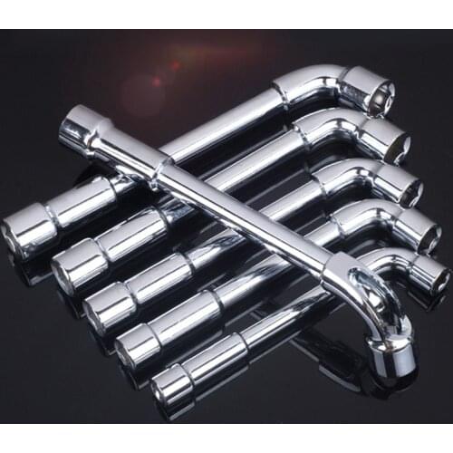 Free ship new arrival 6-24mm L type pipe perforation Outer hexagon sleeves Wrench elbow Double head