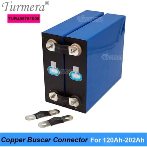 Connector Copper BusBars for 3.2V Lifepo4 Battery 120Ah 150Ah 202Ah Apply to Uninterrupted Power Supply and Solar System Turmera