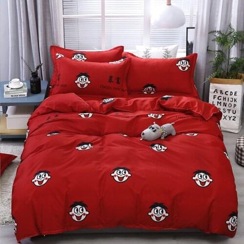 Solstice Home Textile Cartoon Bedding Sets Childrens Beddingset Bed Linen Duvet Cover Bed Sheet Pillowcase/bed Sets